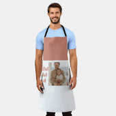 Tablier Collage moderne Trois photos | BON THANKSGIVING (Porté)