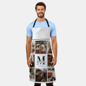Tablier Collage photo de famille simple et moderne | Cadea (Porté)