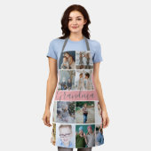 Tablier Collage photo de grand-mère moderne sur toute l'im (Porté)