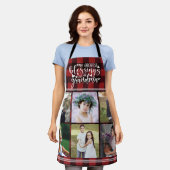 Tablier Collage photo de grand-mère Plus grandes bénédicti (Porté)