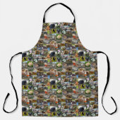 Tablier Collage photo de la ferme, (Recto)