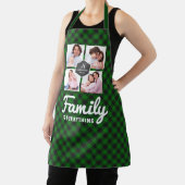 Tablier Collage photo de la sériole de bison vert (Insitu)