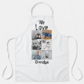 Tablier Collage photo de vos petits-enfants 6 (Recto)