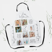 Tablier Collage photo du chef moderne Meilleur grand-mère 