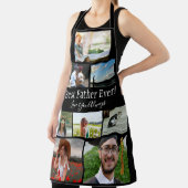 Tablier Collage photo du meilleur père Ever 8 (Insitu)