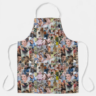Tablier Collage Photo Famille Personnalisé Forme 24 Pic Pu