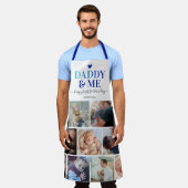 Tablier Collage photo fête des pères Daddy & Me (Porté)