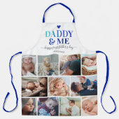 Tablier Collage photo fête des pères Daddy & Me (Recto)
