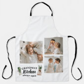 Tablier Collage Photo & Grand-Mère Cuisine Toujours Ouvert (Recto)