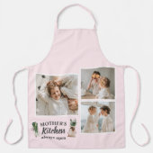 Tablier Collage Photo & Mère Cuisine Est Toujours Ouverte (Recto)