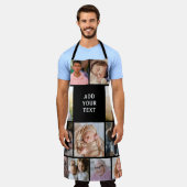 Tablier Collage photo personnalisé 11 (Porté)