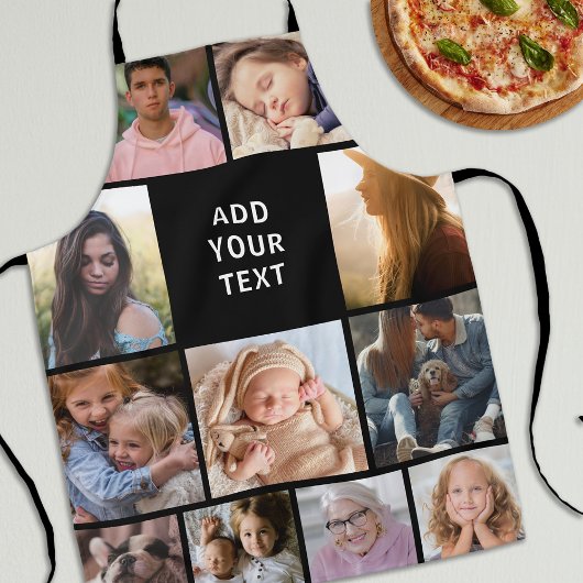 Tablier Collage photo personnalisé 11