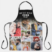 Tablier Collage photo personnalisé Best Papa (Recto)