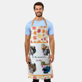 Tablier Collage photo personnalisé de dinde graisseuse (Porté)