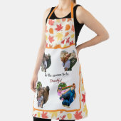 Tablier Collage photo personnalisé de dinde graisseuse (Insitu)