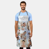 Tablier Collage photo personnalisé Maman Apron (Porté)