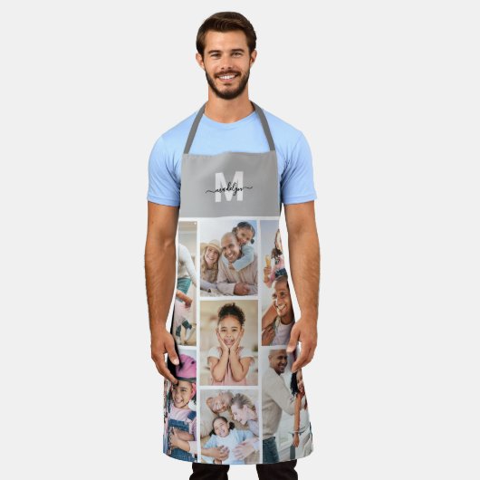 Tablier Collage photo Simple et élégant (Porté)