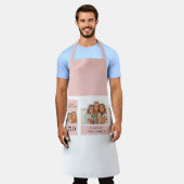 Tablier Collage photos amies | Joyeux cadeau d'anniversair (Porté)