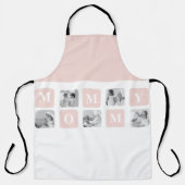 Tablier Collage tendance Photo & Pastel rose Meilleur cade (Recto)