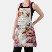 Tablier Collage vintage aquarelle (Insitu)