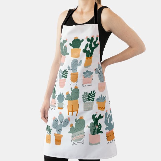 Tablier Collection Cactus dans Pots Design (Insitu)