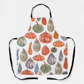 Tablier Collection Citrouille couleur aquarelle   (Recto)