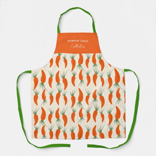 Tablier Collection de carottes botaniques (Recto)