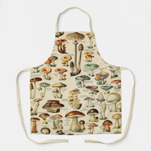 Tablier Collection de champignons (Recto)