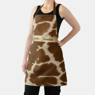 Tablier Collection de Cuir Faux Vache Elégante Populaire
