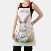 Tablier Collection de lapin de Pâques mignon moderne et d' (Insitu)