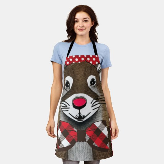 Tablier Collection de marmottes (Porté)