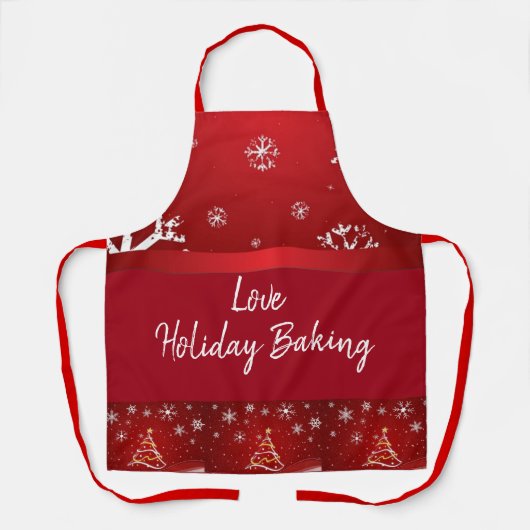 Tablier Collection de Noël Suzanne Elizabeth - Apron (Recto)