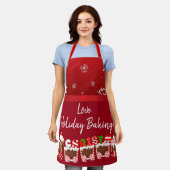 Tablier Collection de Noël Suzanne Elizabeth - Apron (Porté)