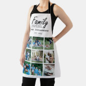 Tablier Collection de photos moderne Famille Citation Typo (Insitu)