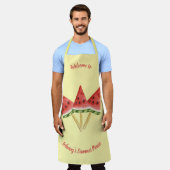 Tablier Collection de pique-nique - Melon d'eau personnali (Porté)