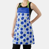 Tablier Collection de prunes botaniques bleues (Insitu)