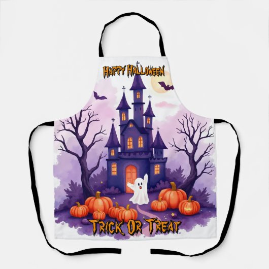 Tablier Collection effrayante de Halloween populaire et mi (Recto)