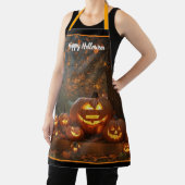 Tablier Collection famille Halloween citrouille (Insitu)