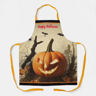 Tablier Collection Halloween Citrouille éffrayant