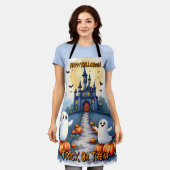 Tablier Collection Halloween Mignonne et Tendance Épouvant (Porté)