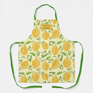 Tablier Collection Lemon Bloom motif jaune