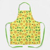 Tablier Collection Poires Dorées Jaune Clair (Recto)