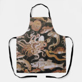 TABLIER COLLECTION POMPEII, OCÉAN - ESPACE DE VIE MARINE N (Recto)