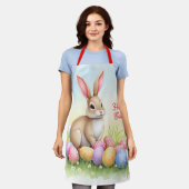 Tablier Collection populaire de lapin de Pâques mignon et  (Porté)