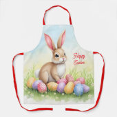 Tablier Collection populaire de lapin de Pâques mignon et  (Recto)