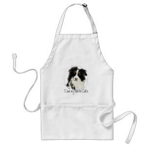 Tablier Collie de bordure personnalisée - Collection de ch