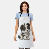Tablier Collie frontalière de Chibi (Porté)