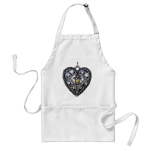 Tablier Collier de coeur (Devant)