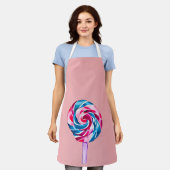 Tablier Collipop eau couleur bonbon art (Porté)