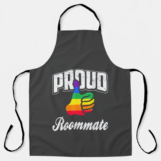 Tablier Colocataire Gay Pride (Recto)